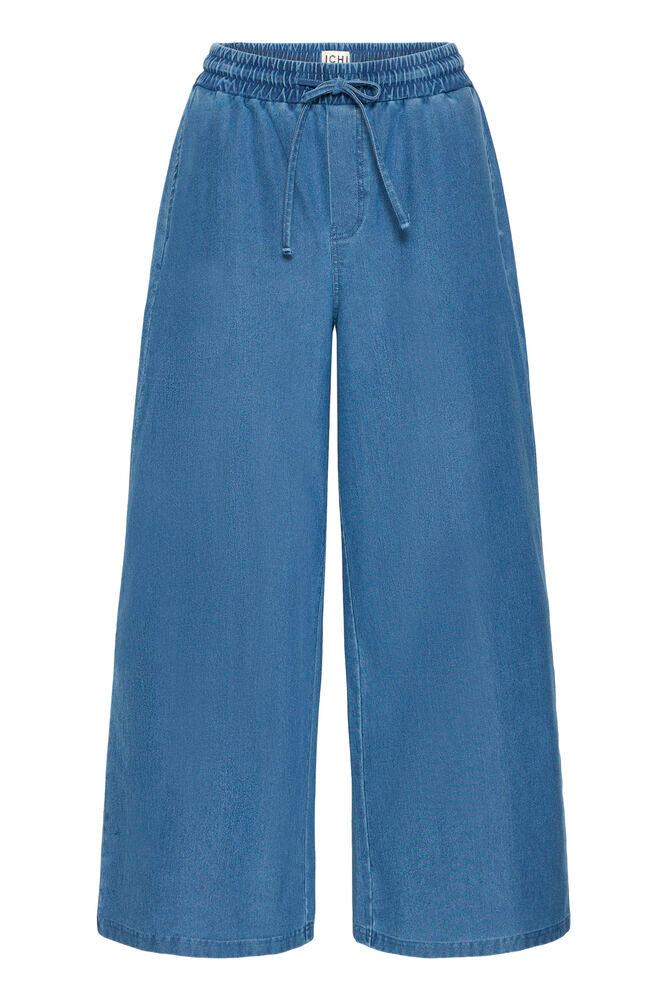 ICHI, IHKATE DENIM PA3 - Bukser & shorts - JK-Shop