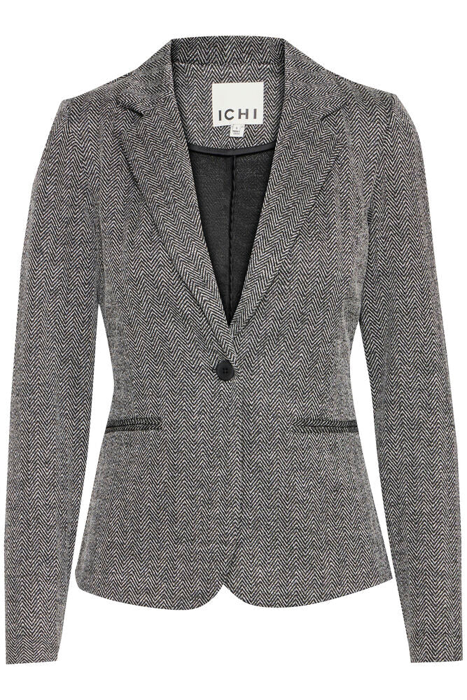 ICHI, IHKATE JACQUARD BL4 - Jakker & blazere - JK-Shop
