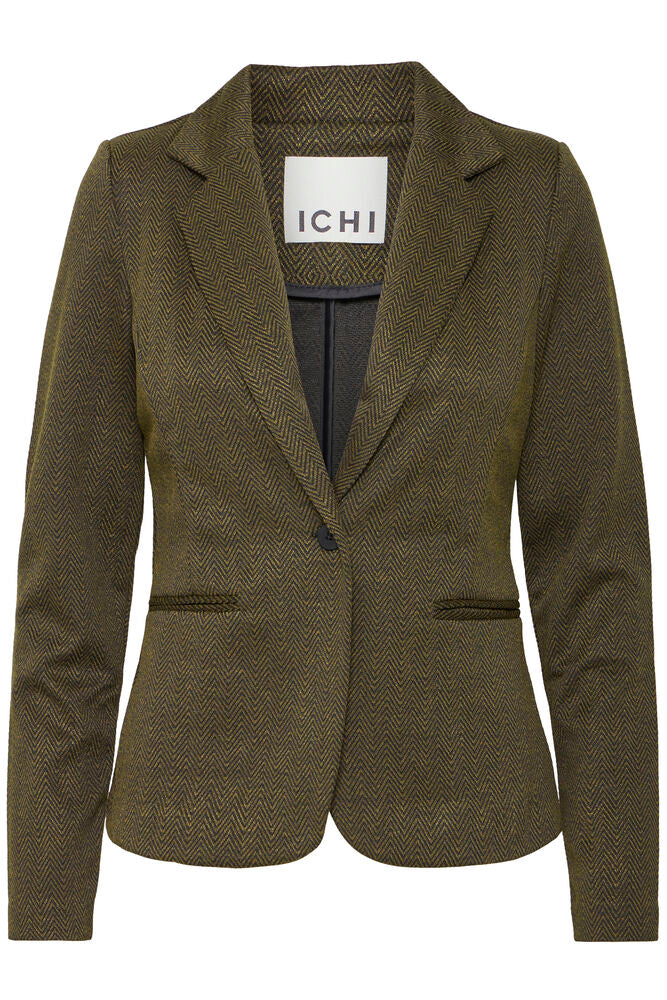 ICHI, IHKATE JACQUARD BL4 - Jakker & blazere - JK-Shop