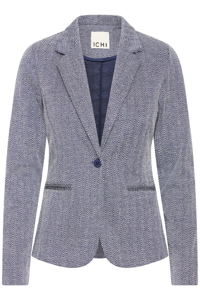 ICHI, IHKATE JACQUARD BL4 - Jakker & blazere - JK-Shop