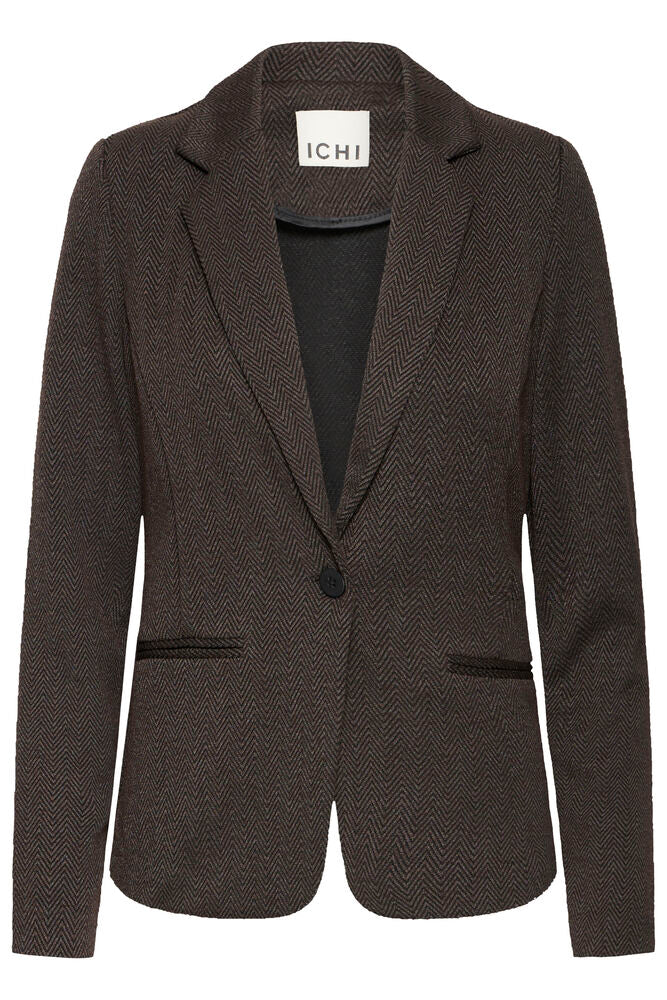 ICHI, IHKATE JACQUARD BL4 - Jakker & blazere - JK-Shop