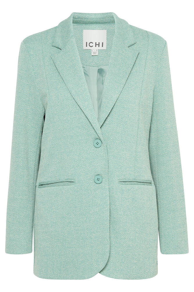 ICHI, IHKATE JACQUARD OVERSIZE BL - Jakker & blazere - JK-Shop