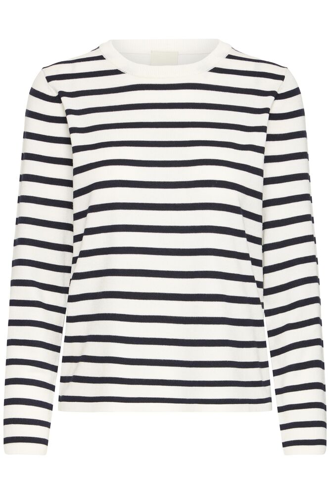 ICHI, IHLULS O-NECK LS - Strikk & cardigans - JK-Shop