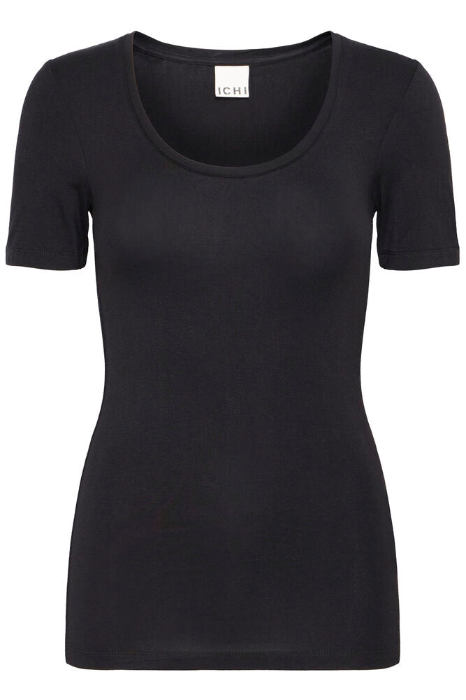 ICHI, IHZOLA PLAIN SS - T-skjorter & topper - JK-Shop