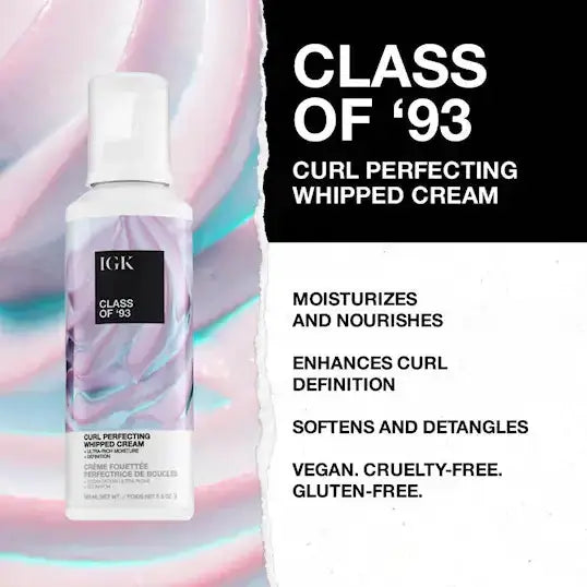 IGK, Class of 93' Curl Perfecting Whipped Cream-Hårkrem-IGK-JKSHOP