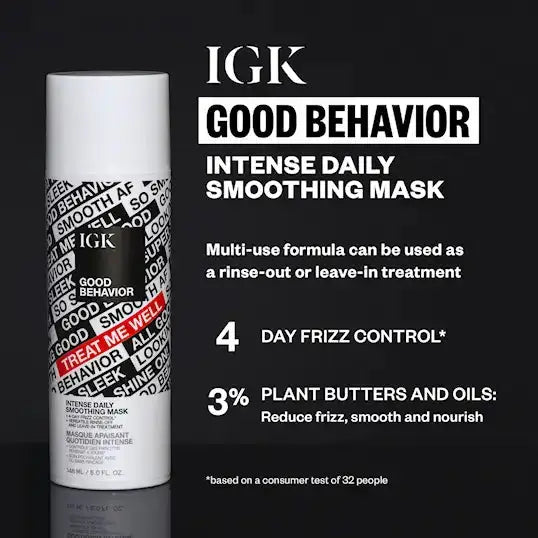 IGK Good Behaviour Intense Daily Smoothing Mask-Hårkur-IGK-JKSHOP