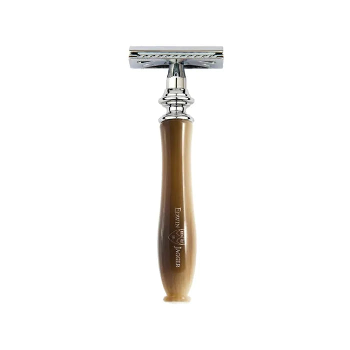 Imitation Light Horn, Double Edge Safety Razor, Feather blades - Barberhøvel - JK-Shop