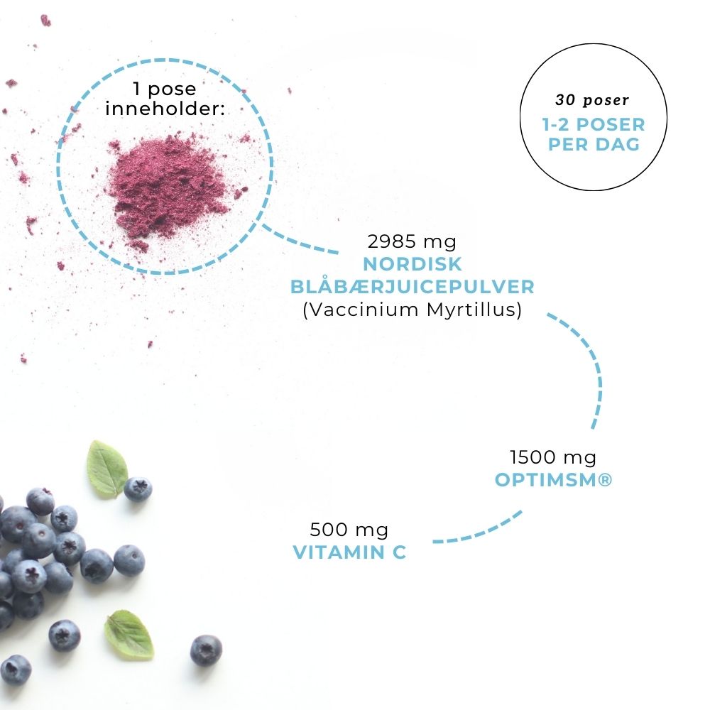 OPTIMSM®, C VITAMIN & BLÅBÆR