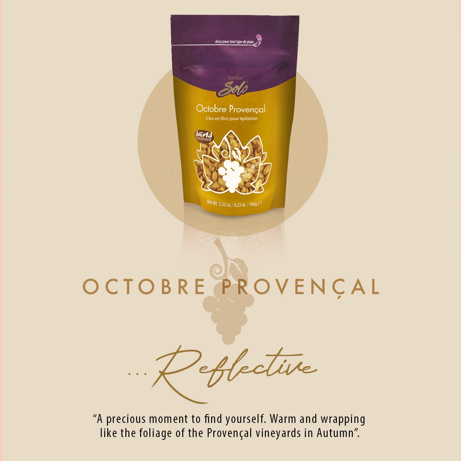 Italwax Octobre Provencal 100g - Hårfjerningsvoks - JK-Shop