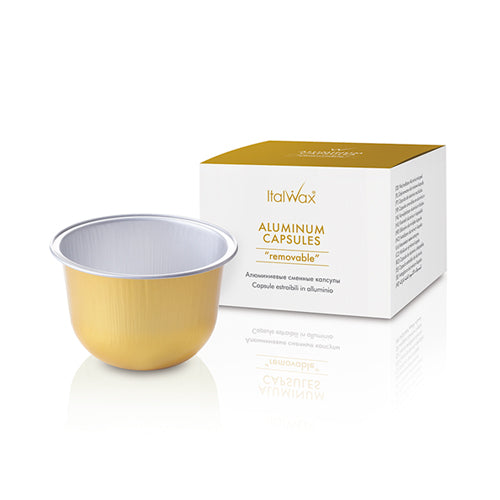 Italwax REMOVABLE ALUMINUM CAPSULES 5pk - Voks Tilbehør - JK-Shop