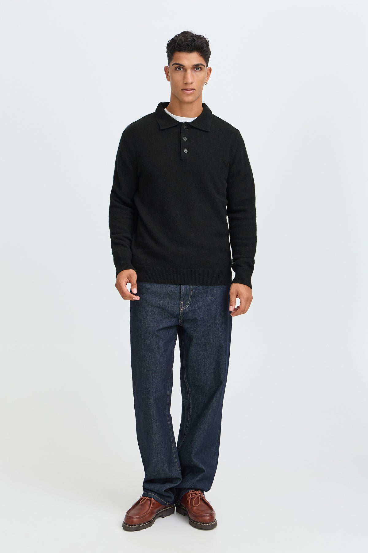 SOLID Rick Polo True Black - Black