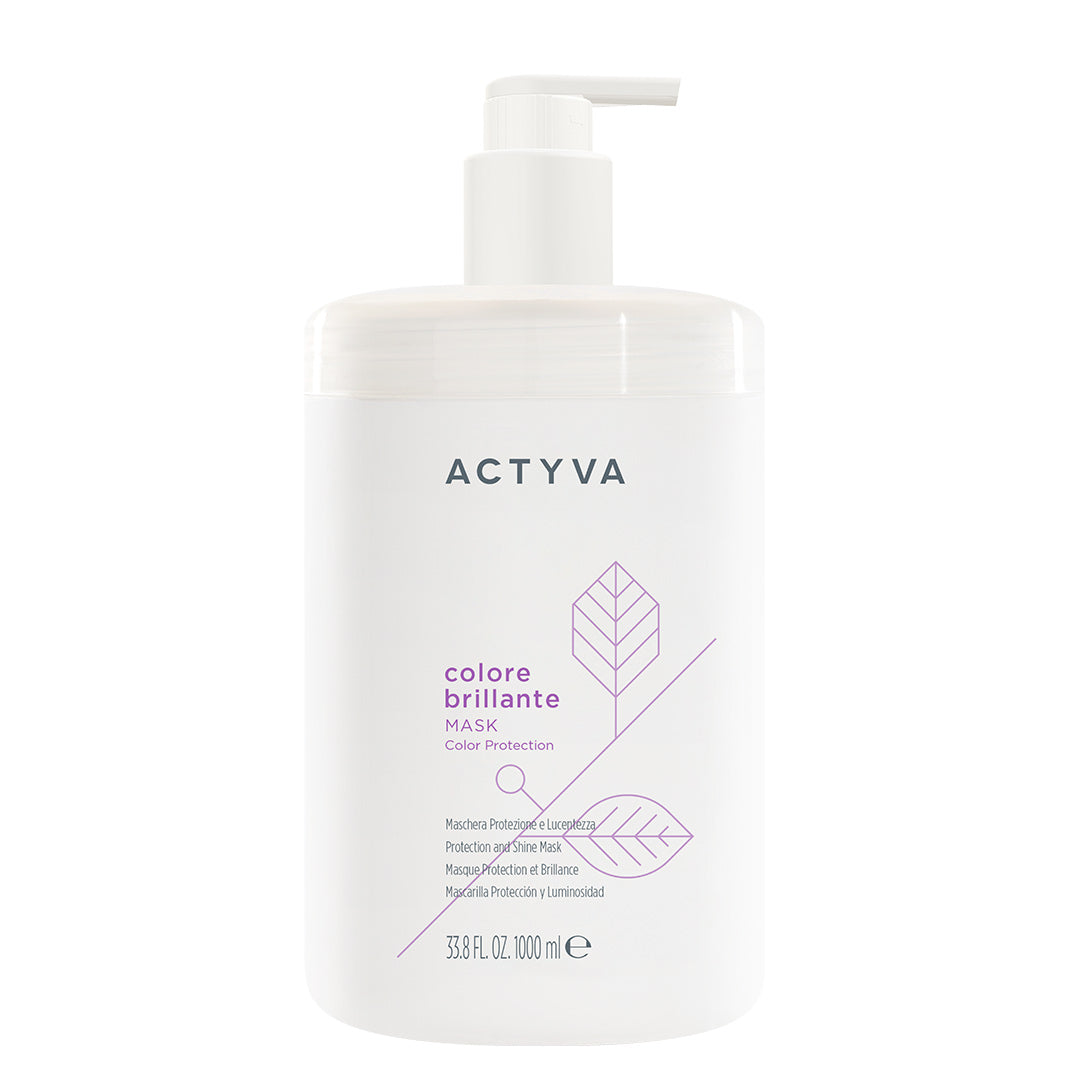 Actyva Colore Brillante Mask 1000 ml – Intensiv Hårmaske for Farget og Behandlet Hår