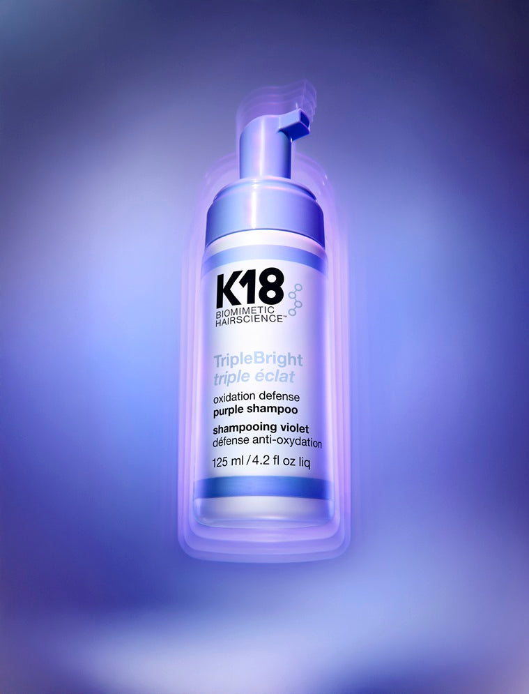 K18 Triple Bright Oxidation Defense Purple Shampoo 125ml