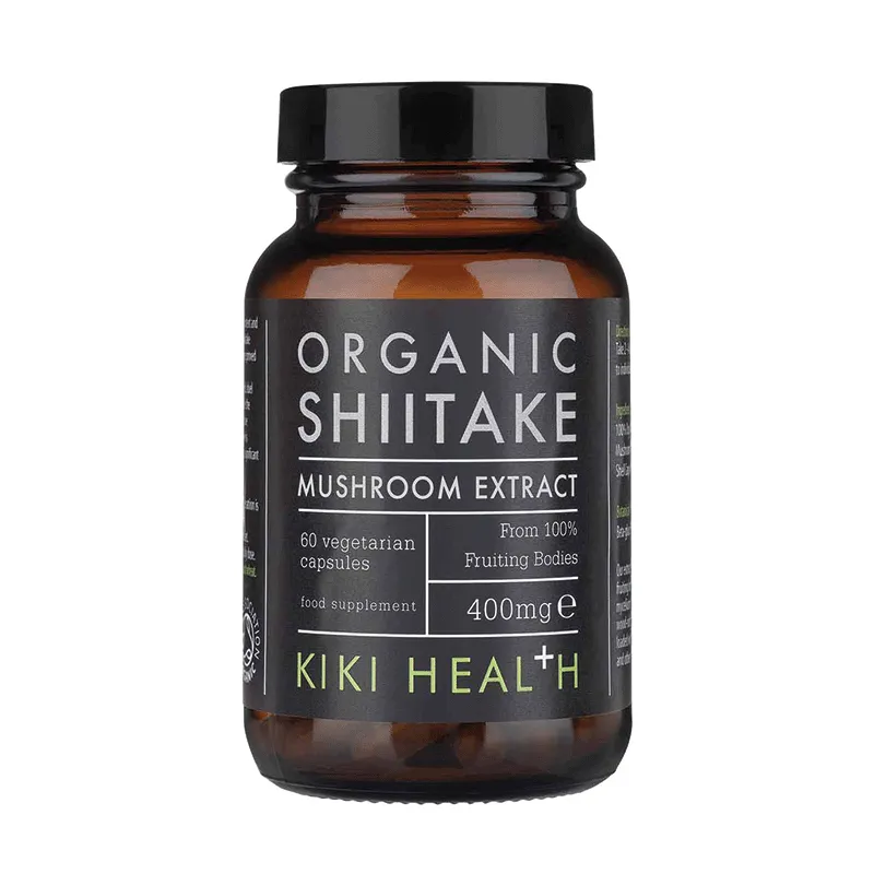 KIKI HEALTH ORGANIC SHIITAKE EXTRACT 400 MG 60 KAPSLER -  - JK-Shop