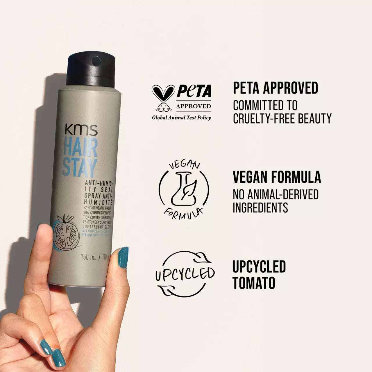 KMS, HairStay Anti-Humidity Seal 75 ml - Finishing spray - JK-Shop
