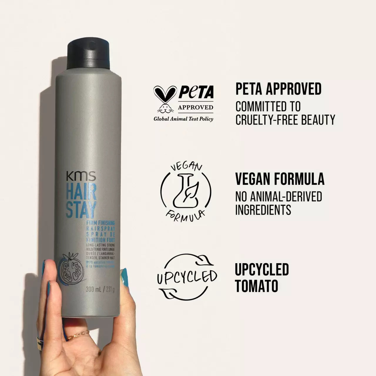 KMS, HairStay Firm Finishing Spray 300 ml - Finishing spray - JK-Shop