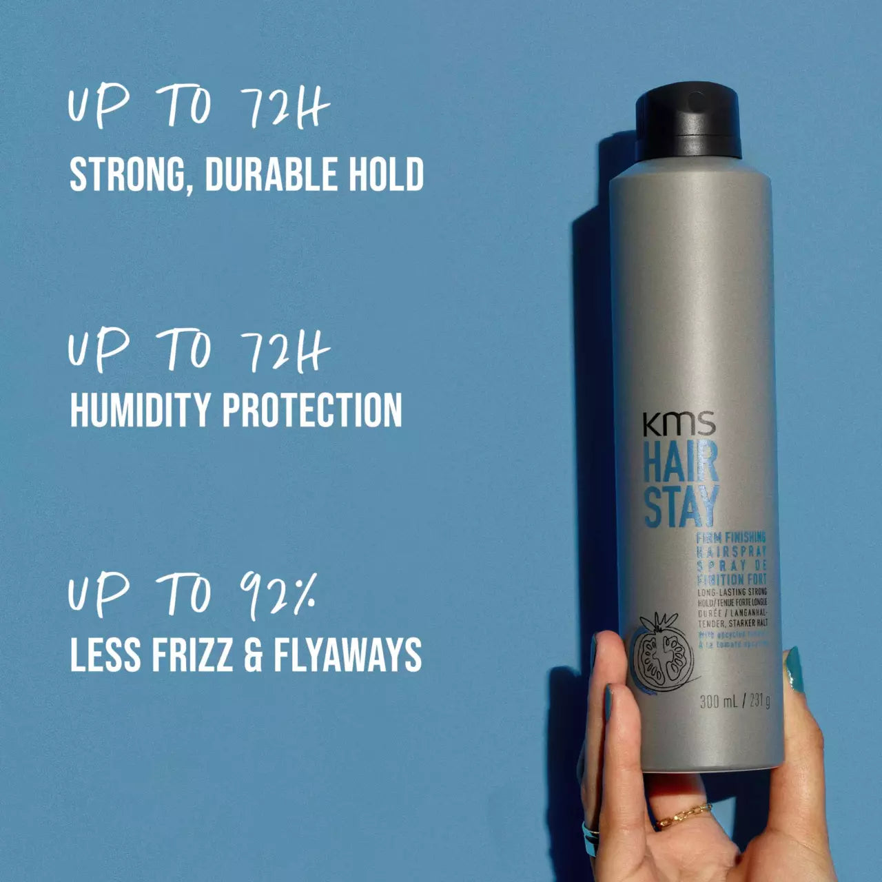 KMS, HairStay Firm Finishing Spray 75 ml - Finishing spray - JK-Shop