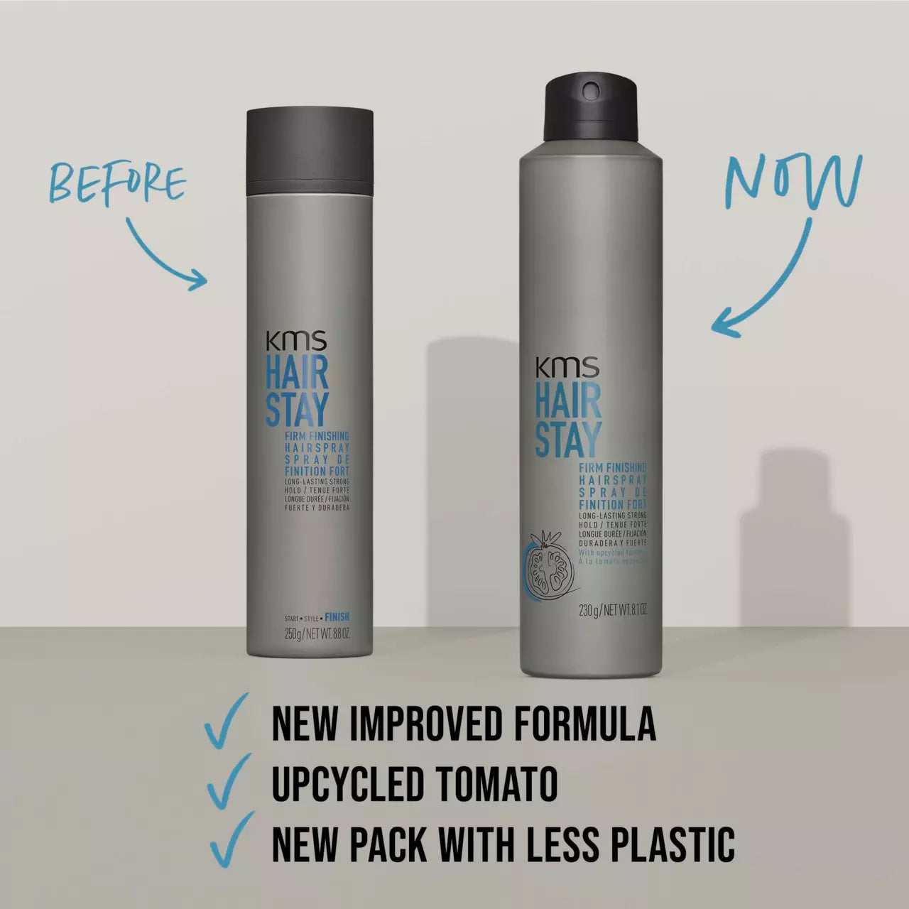 KMS, HairStay Firm Finishing Spray 75 ml - Finishing spray - JK-Shop