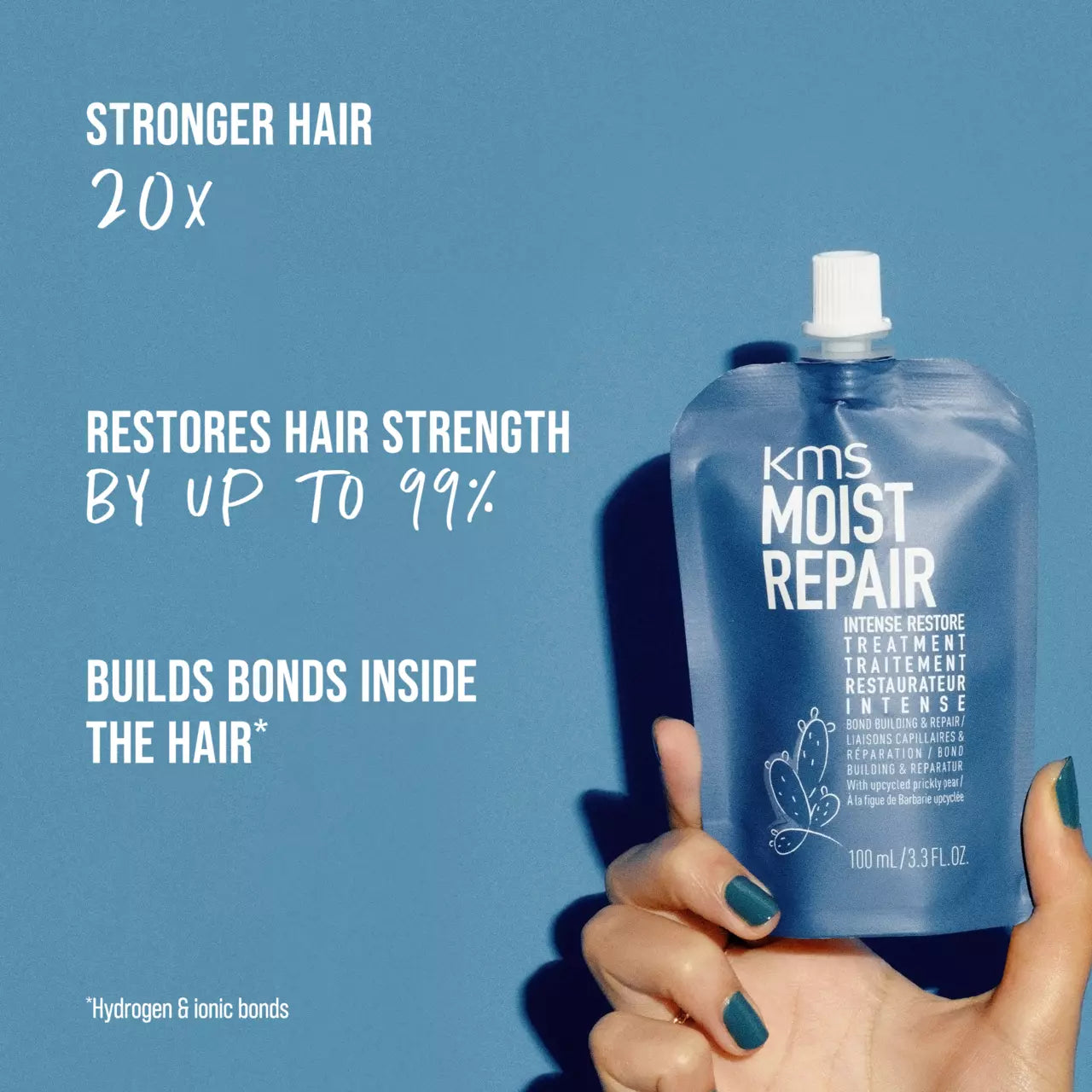 KMS, MoistRepair Intense Restore Treatment 100 ml - Hårkur - JK-Shop
