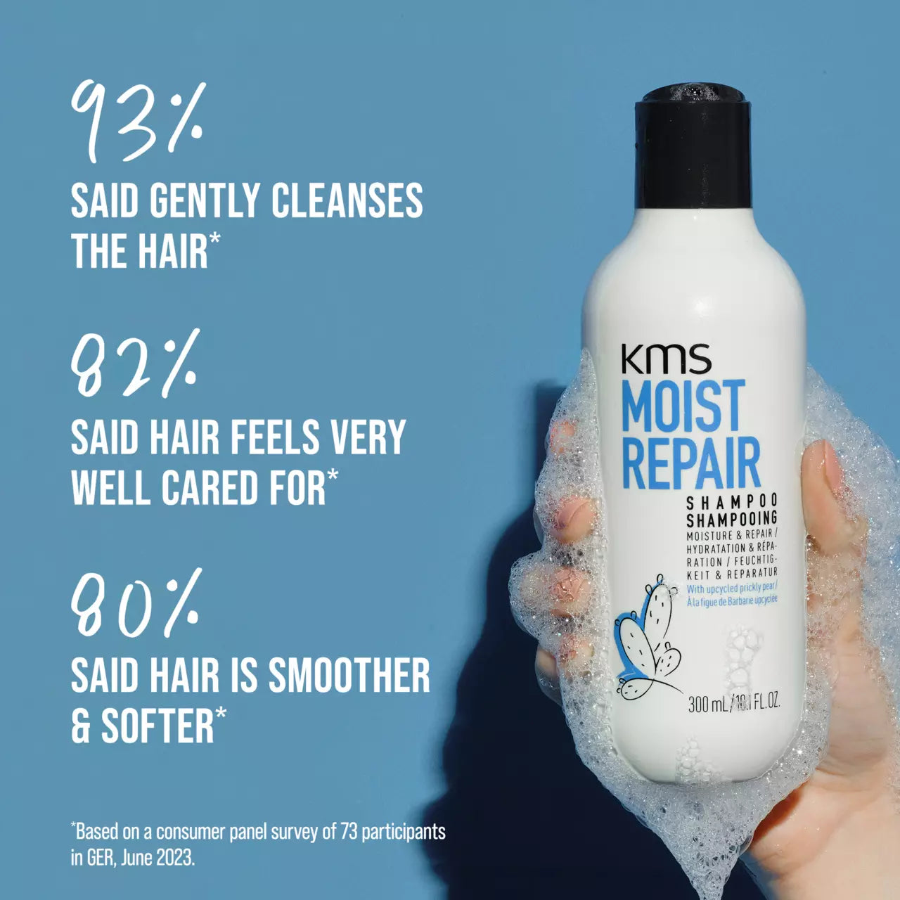 KMS, MoistRepair Shampoo 75 ml - Sjampo - JK-Shop