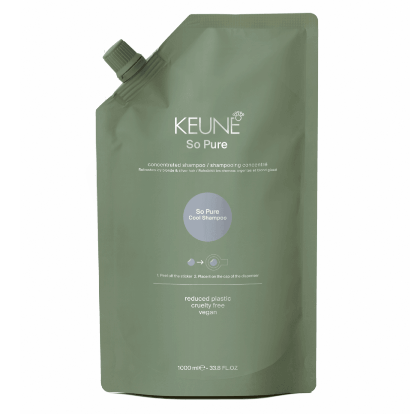 Keune So Pure, Cool Shampoo Refill 1L-Keune-J&K Shop