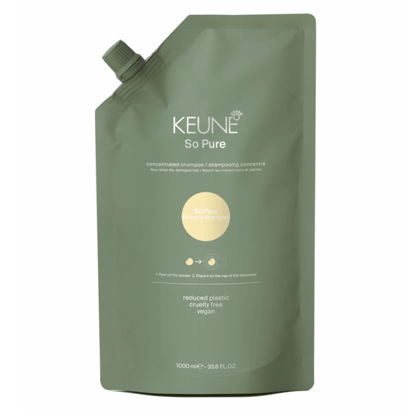 Keune So Pure, Restore Shampoo Refill 1L-Keune-J&K Shop