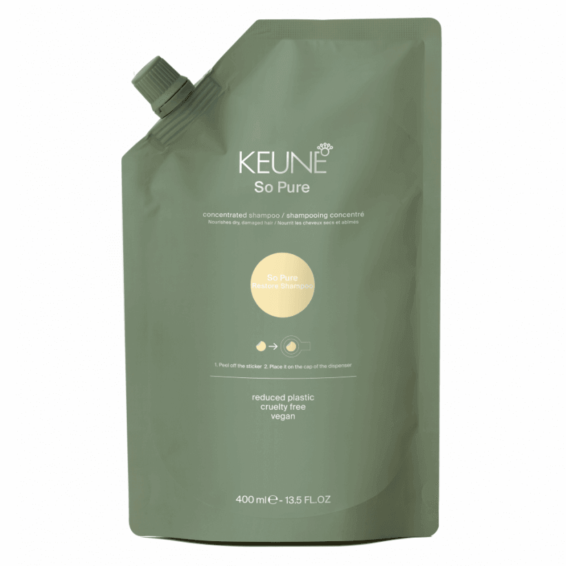 Keune So Pure, Restore Shampoo Refill 400ml-Keune-J&K Shop