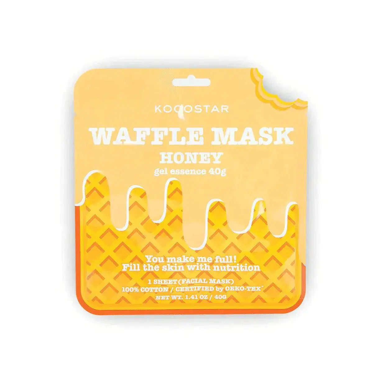 Kocostar Waffle Mask Honey-Ansiktsmaske-JKSHOP