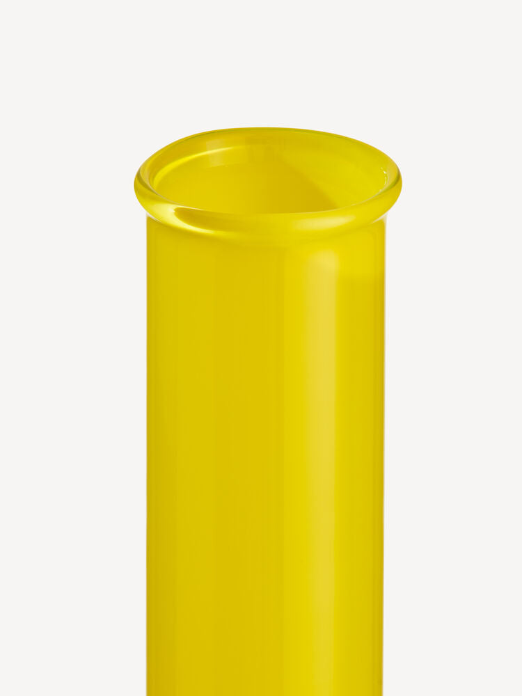 KostaBoda Lab rundflaske vase gul 315mm -  - JK-Shop