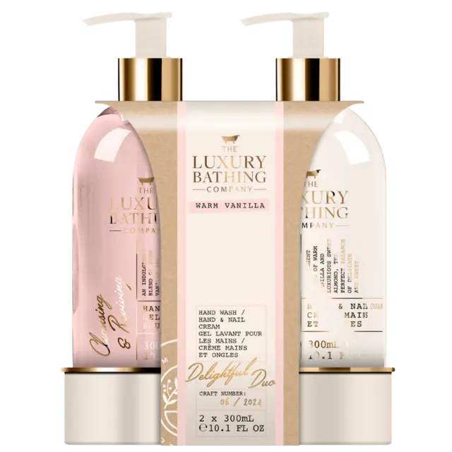 LBC Delightful Duo Warm Vanilla - Såpe - og lotionsett - JK-Shop