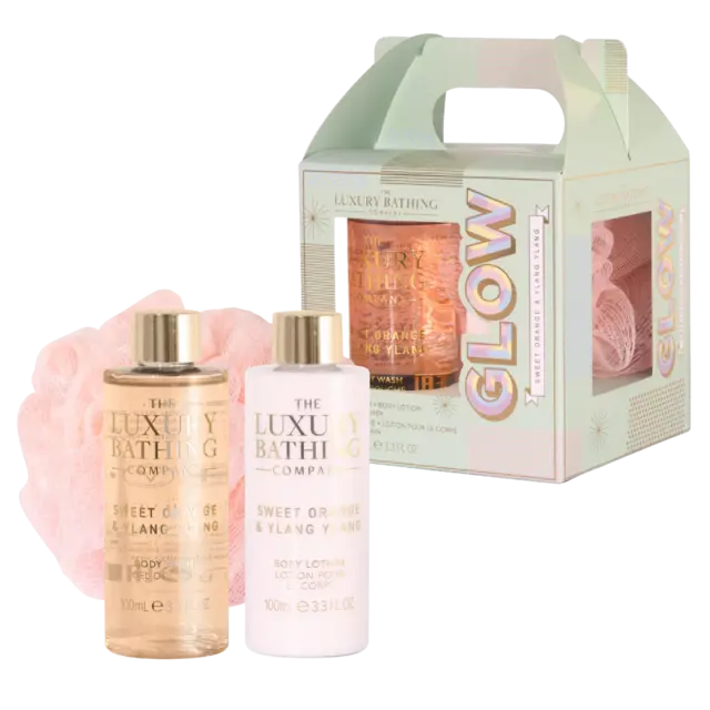 LBC Glamorous Glow Sweet Orange & Ylang Ylang - Såpe - og lotionsett - JK-Shop