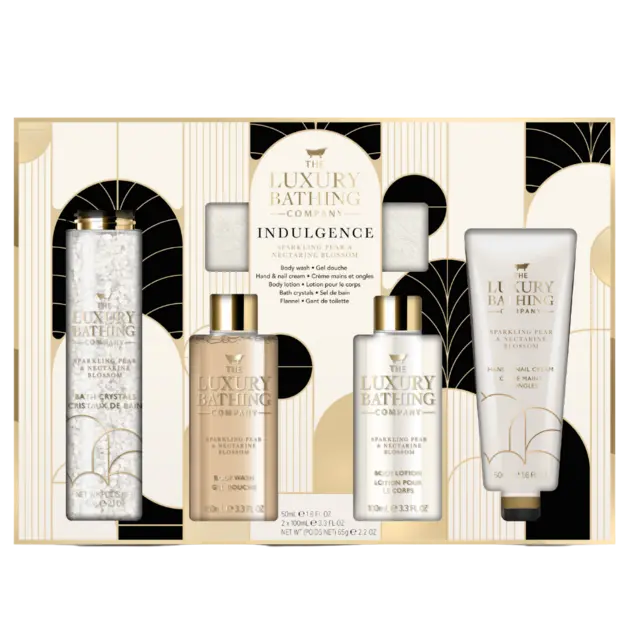 LBC Indulgence Kit Sparkling Pear & Nectarine Blossom - Såpe - og lotionsett - JK-Shop