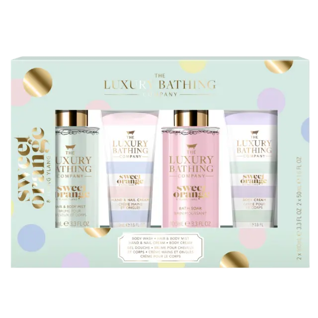 LBC Top to Toe Essentials Kit Sweet Orange & Ylang Ylang - Såpe - og lotionsett - JK-Shop