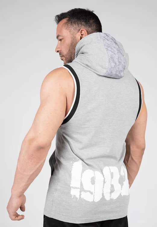 Gorilla Wear Loretto Hooded Tank Top (Gray Melange)