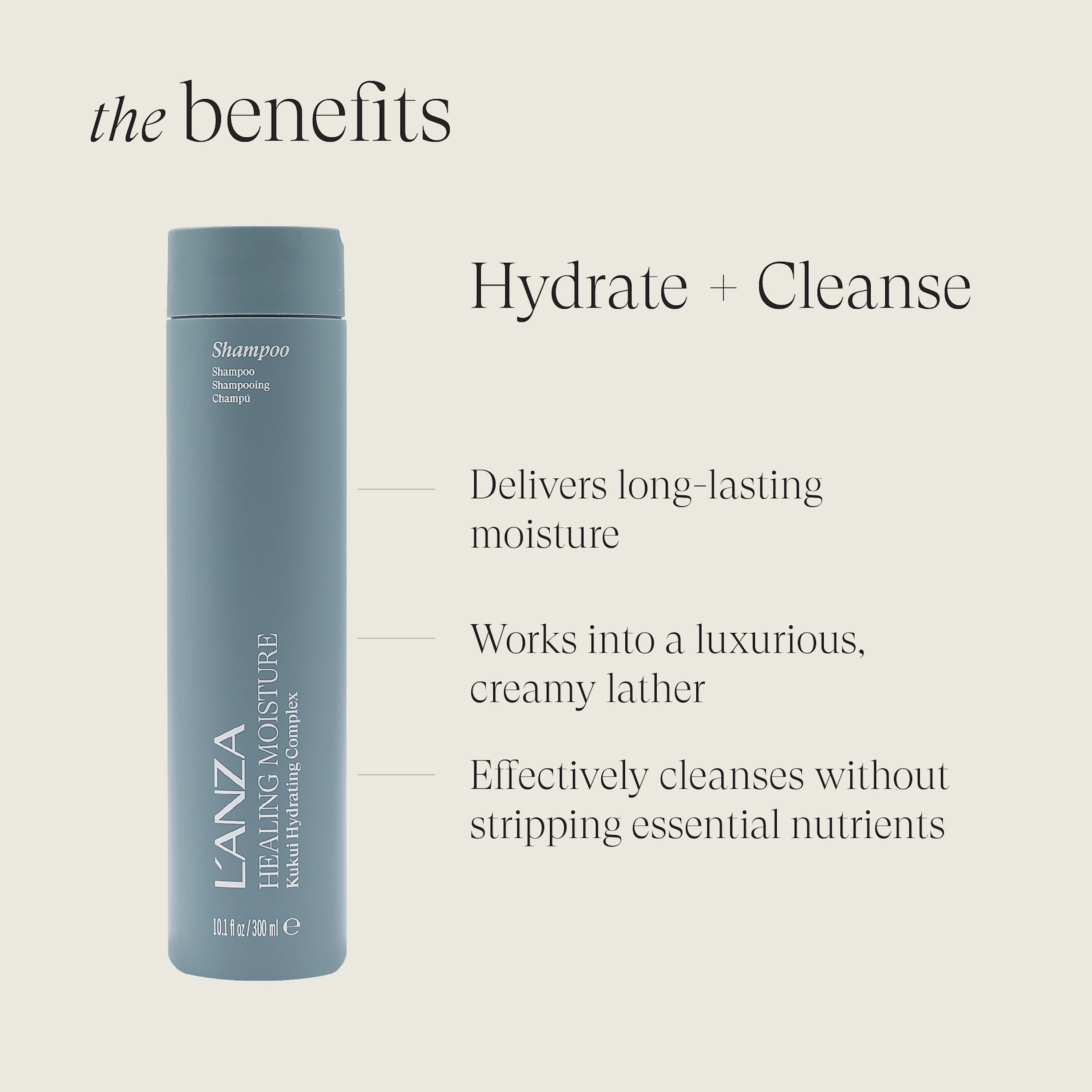 Lanza Healing Moisture - 4 størrelser - Hårpleie - JK-Shop