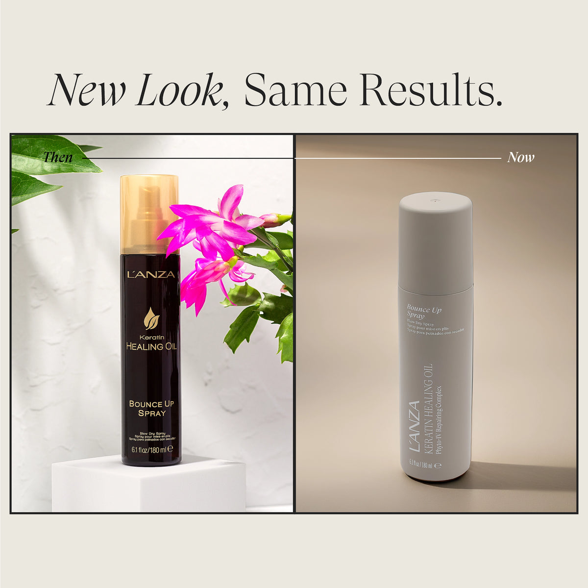 Lanza Keratin Healing Oil Bounce Up Spray 180 ml - Hårspray - JK-Shop