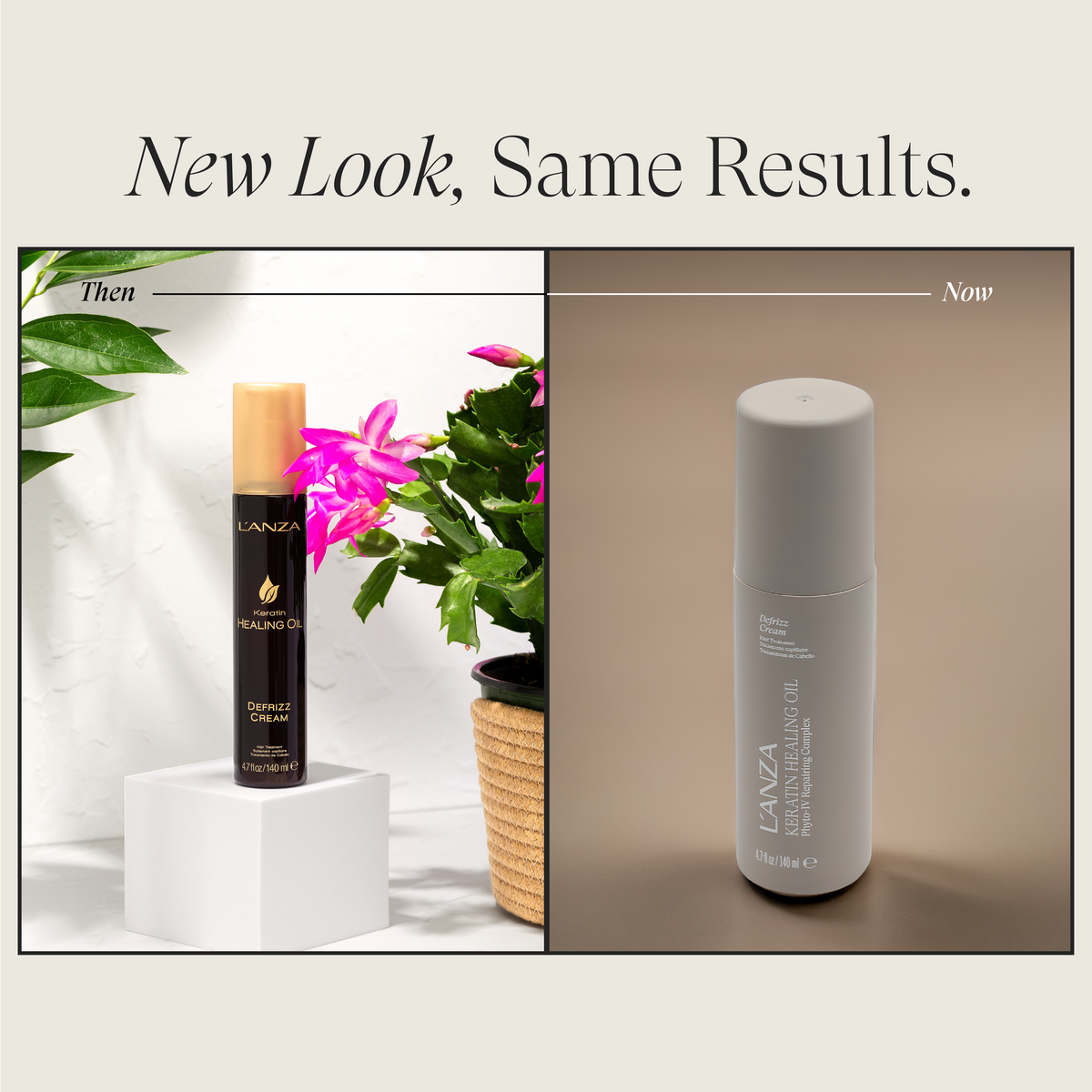 Lanza Keratin Healing Oil Defrizz Cream 140 ml - Hårkrem - JK-Shop