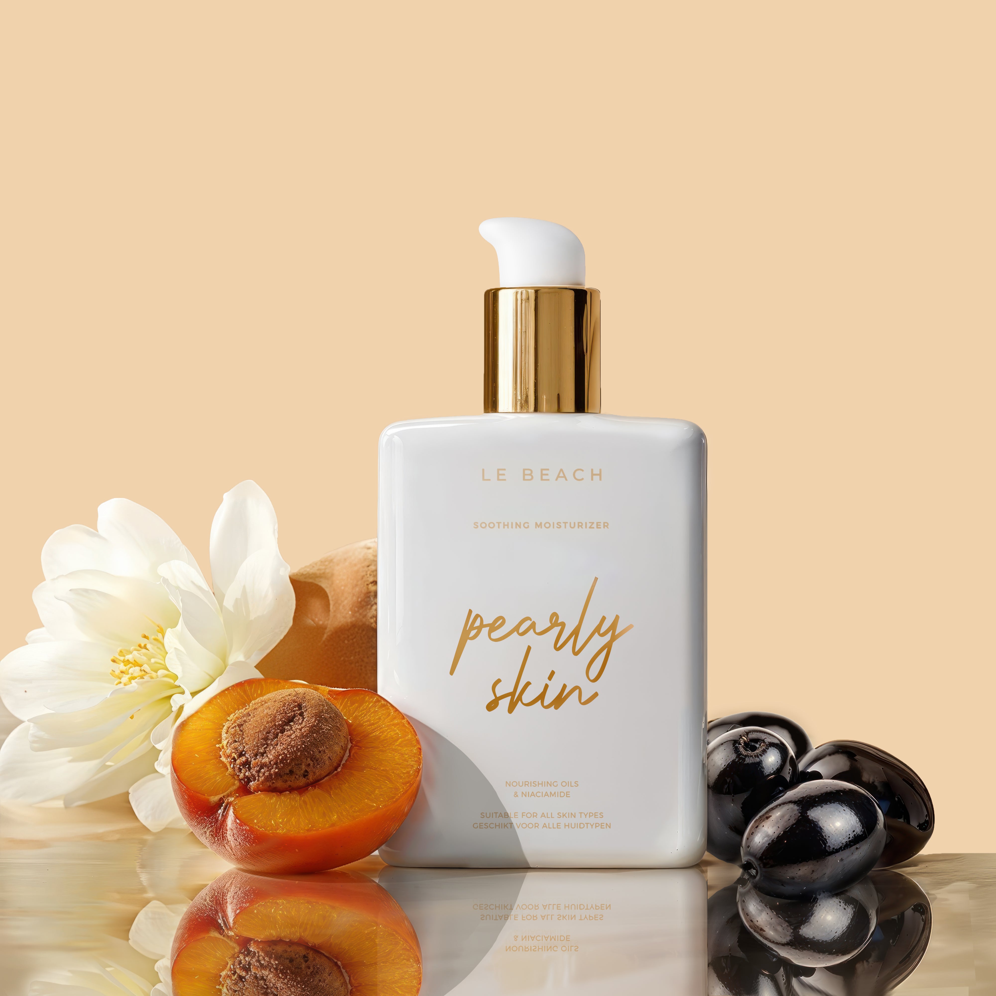 Le Beach Pearly Skin 250ml - Fuktighetskrem - JK-Shop