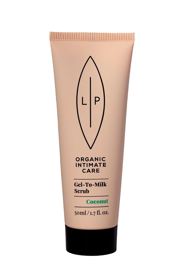 Lip Intimate Care Gel-To-Milk Scrub, Coconut - 50ml - Gel - JK-Shop