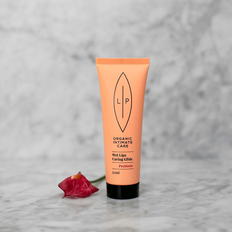 Lip Intimate Care Wet Lips Caring Glide Prebiotics 50ml - Glidemiddel - JK-Shop