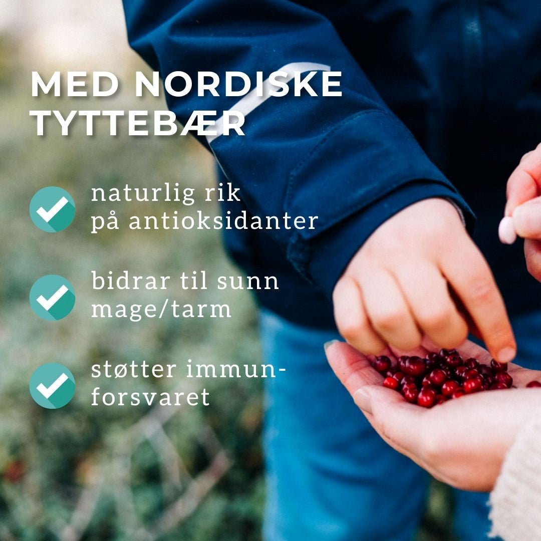 MAGNESIUM & TYTTEBÆR FOR BARN - Vitaminer og kosttilskudd - JK-Shop