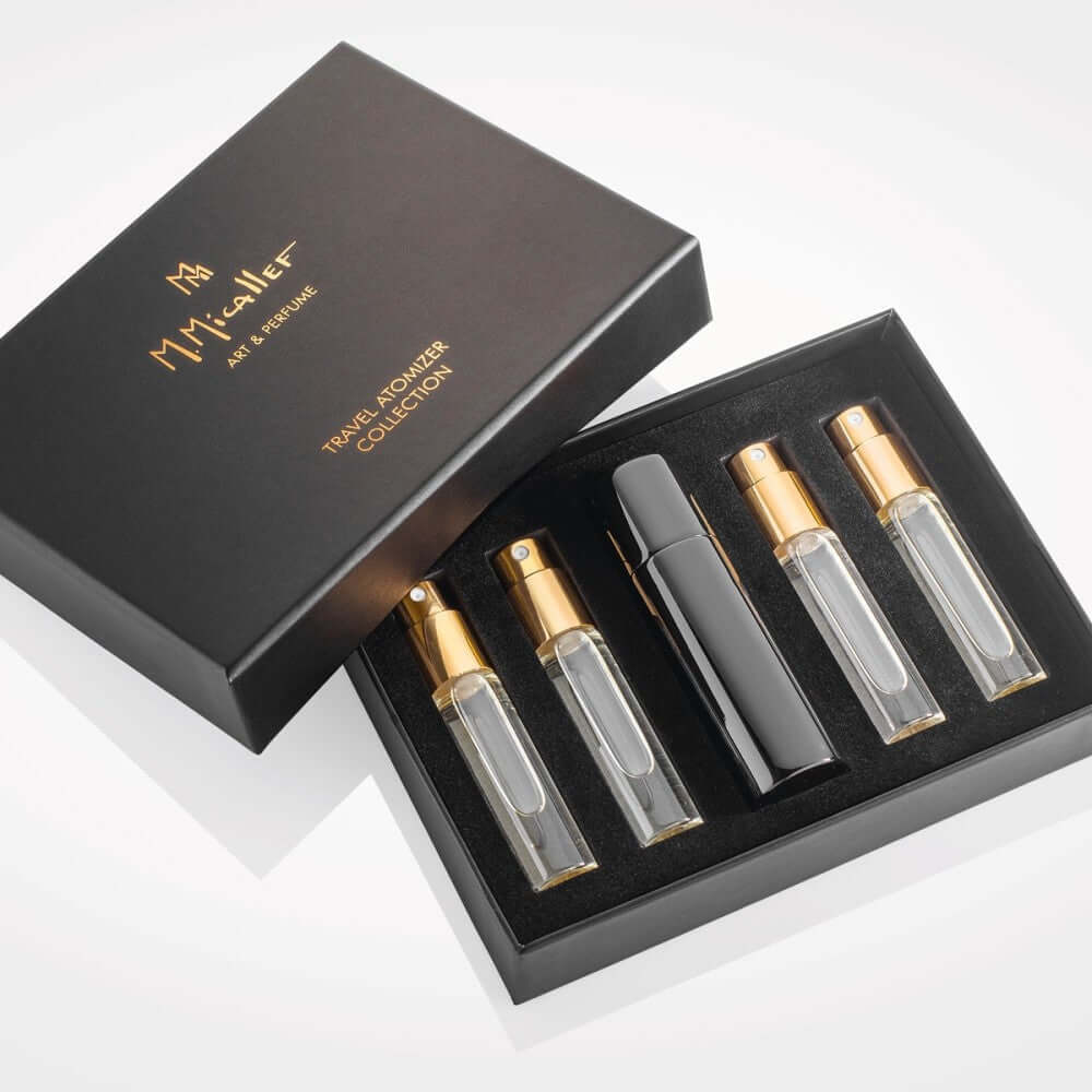 M.Micallef Travel Atomizer Black Set 4 x 10ML S.O.L.-M.Micallef-Parfyme-JKSHOP