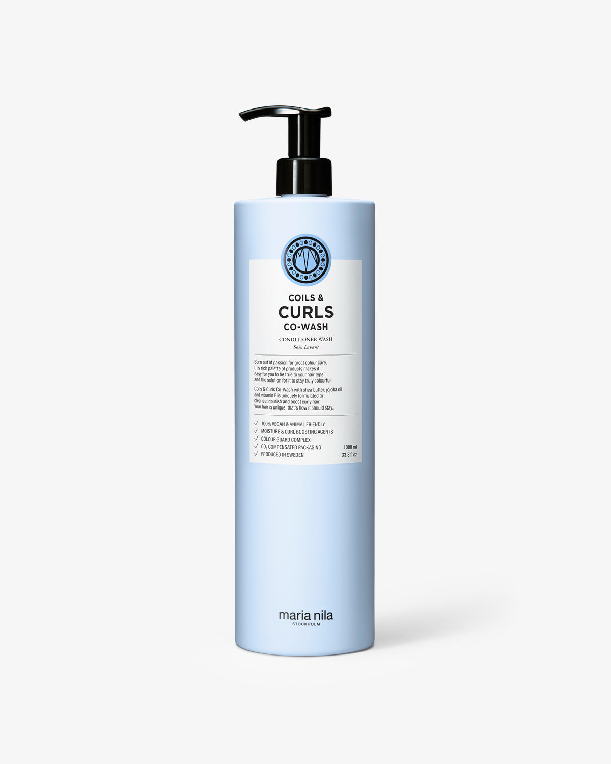 Maria Nila Coils & Curls Co-Wash Shampoo 1000ml - Sjampo & balsam - JK-Shop