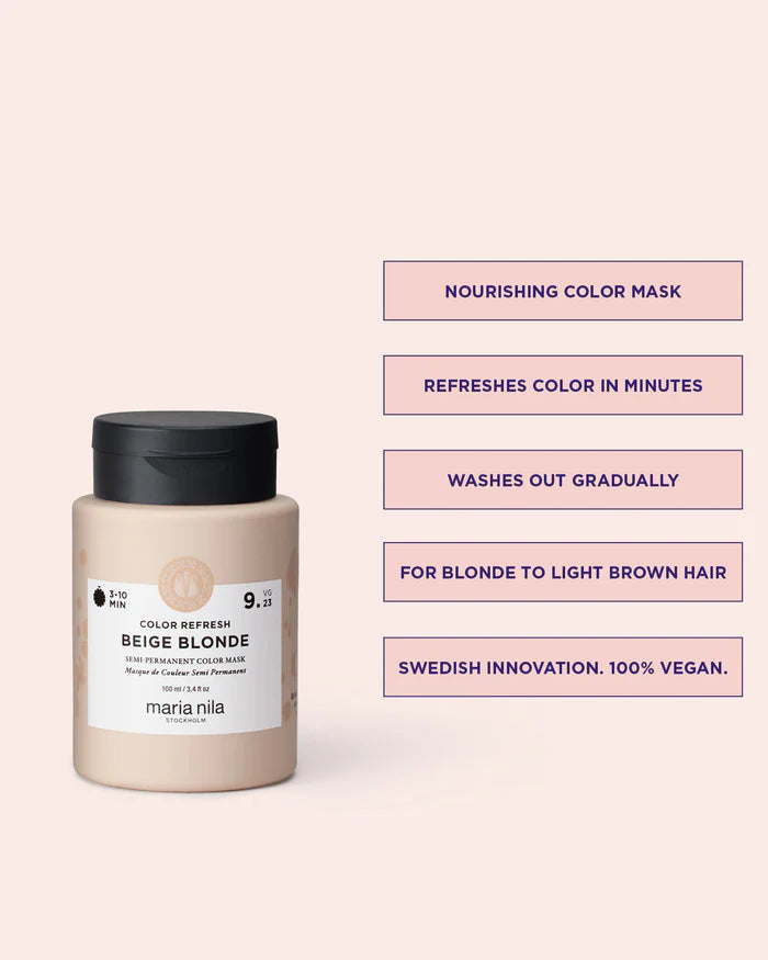 Maria Nila Color Refresh Beige Blonde 100 ml - Hårkur - JK-Shop - bilde 3