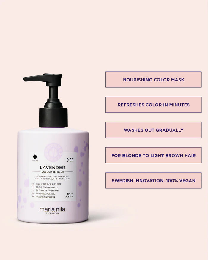 Maria Nila Colour Refresh Lavender 9.22 300ml - Hårkur - JK-Shop - bilde 6