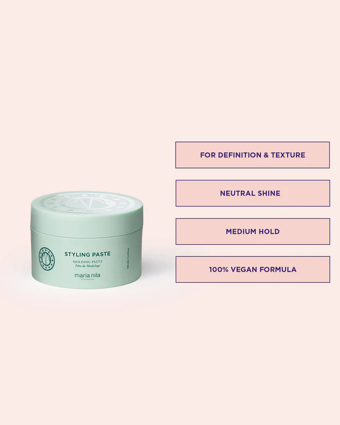Maria Nila Minerals Styling Paste 100ml - Hårvoks - JK-Shop - bilde 6