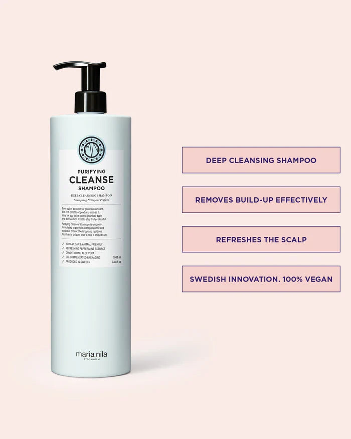 Maria Nila, Purifying Cleanse Shampo- 1000ml - Sjampo & balsam - JK-Shop - bilde 5