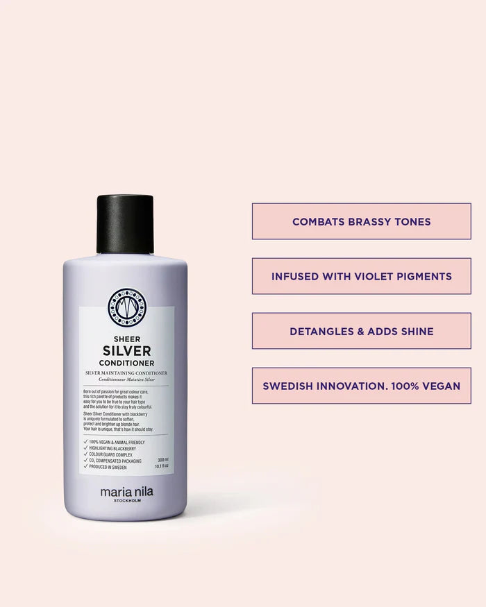 Maria Nila Sheer Silver Conditioner 300ml - Sjampo & balsam - JK-Shop - bilde 5