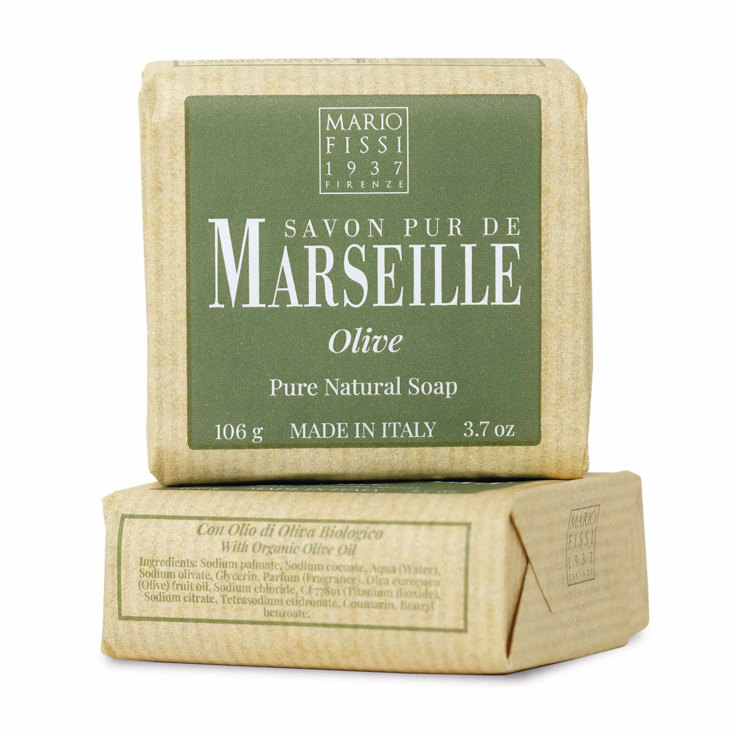 Mario Fissi Marseille Såpestykke 106g - 4 dufter - Såpe - JK-Shop
