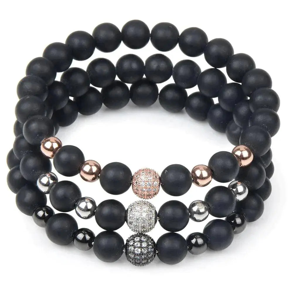 Matte Natural Stone Bracelet-Armbånd-JKSHOP